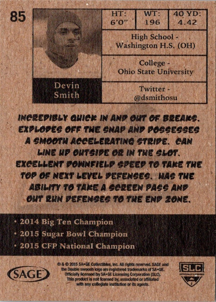 2015 SAGE HIT Devin Smith