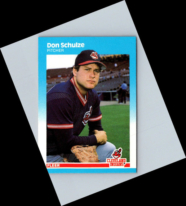 1985 Fleer Don Schulze #454 Rookie