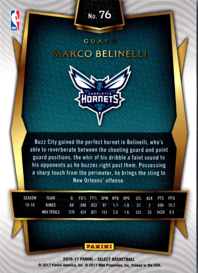 2016 Panini Select Marco Belinelli