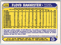 1987 O-Pee-Chee Floyd Bannister #356