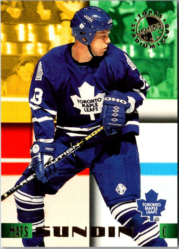 1995 Stadium Club Members Only 50 Mats Sundin #26