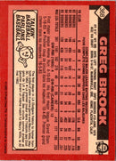 1986 O-Pee-Chee Greg Brock