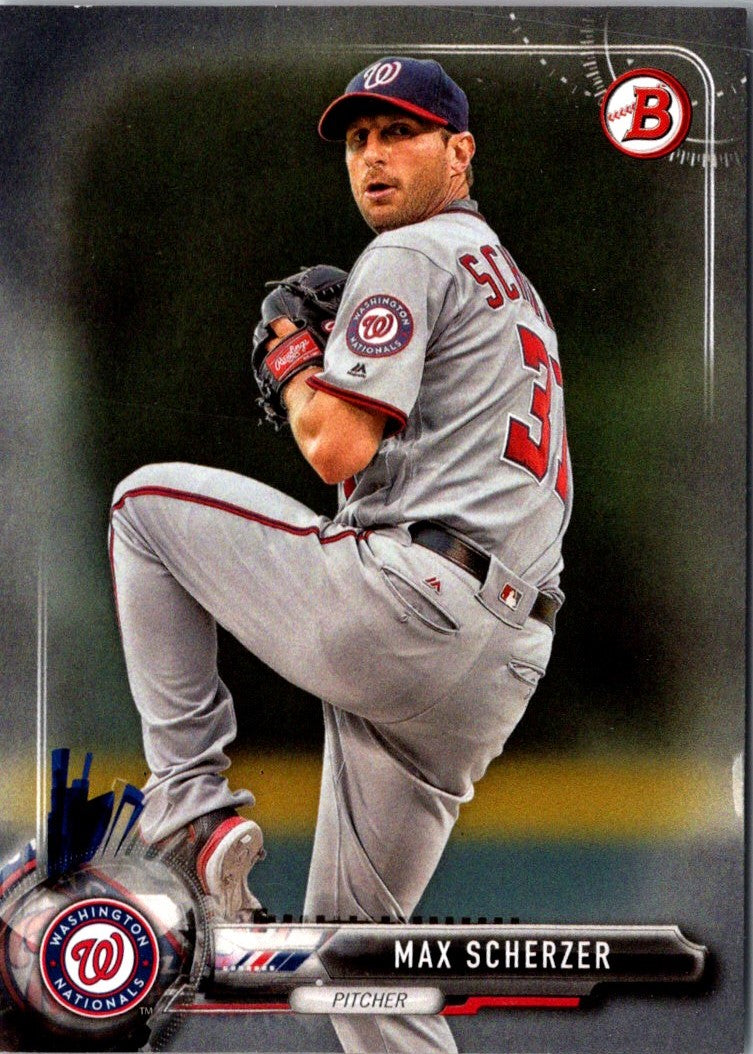 2017 Bowman Silver Max Scherzer