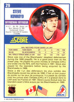 1990 Score Steve Konroyd #29