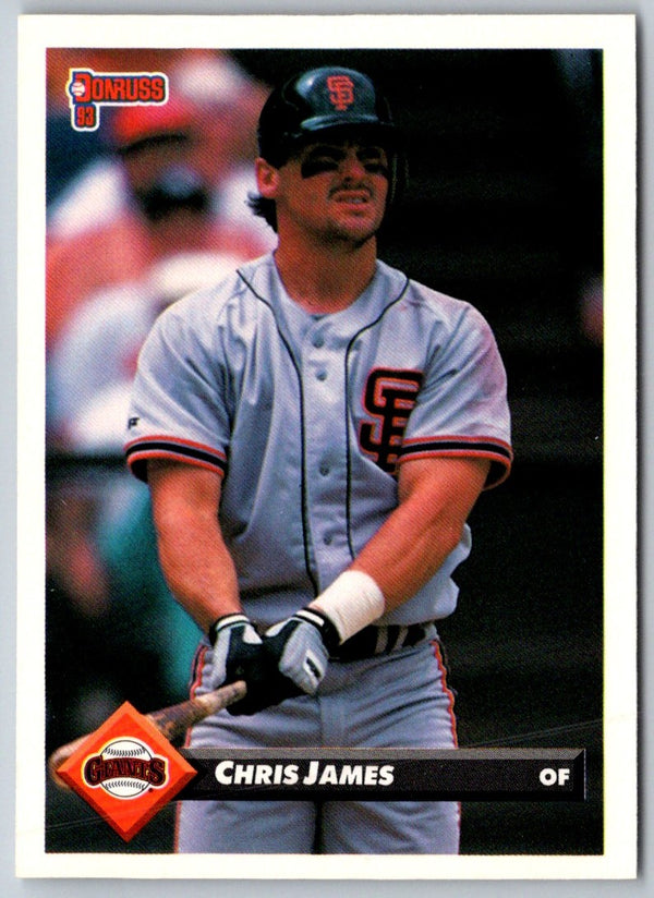 1993 Donruss Chris James #604