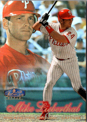 1998 Flair Showcase Row 3 2 Mike Lieberthal #119