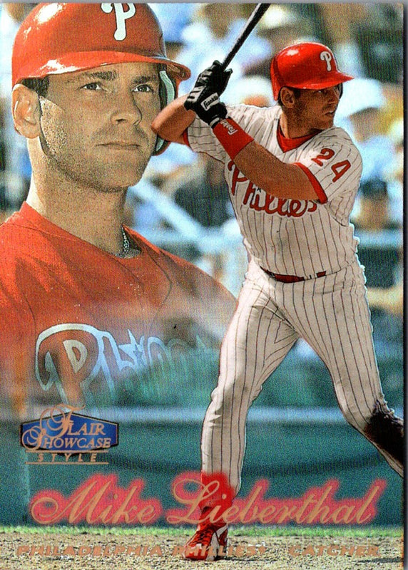 1998 Flair Showcase Row 3 2 Mike Lieberthal #119