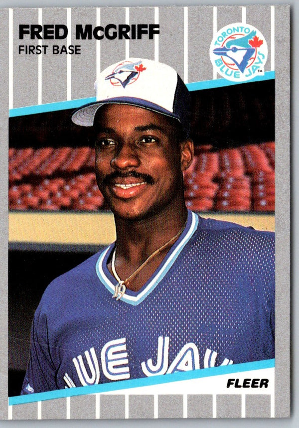 1989 Fleer Fred McGriff #240