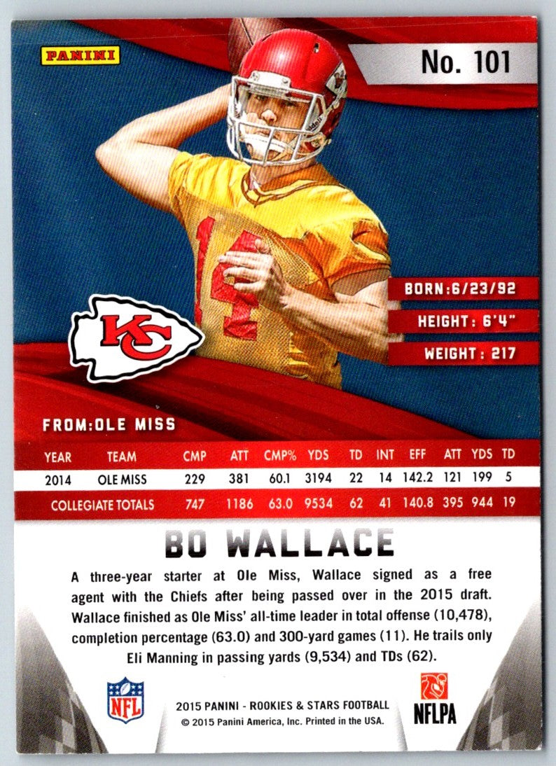 2015 Panini Rookies & Stars Bo Wallace