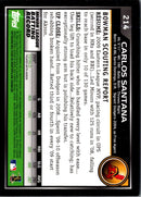 2010 Bowman Chrome Carlos Santana