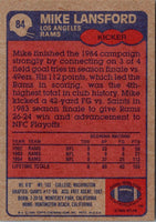 1985 Topps Mike Lansford #84