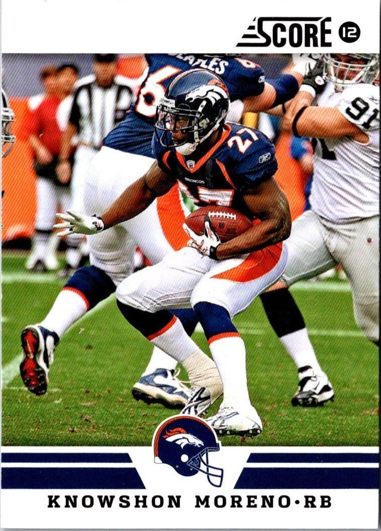 2012 Score Knowshon Moreno