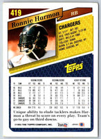 1994 Topps Ronnie Harmon #419