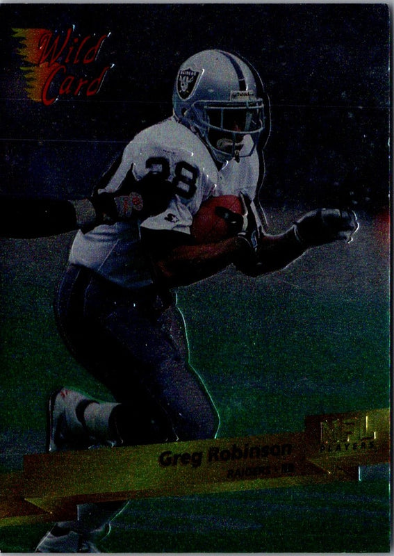 1993 Wild Card Greg Robinson #252 Rookie