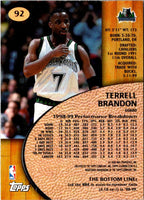 2000 Topps Terrell Brandon #92
