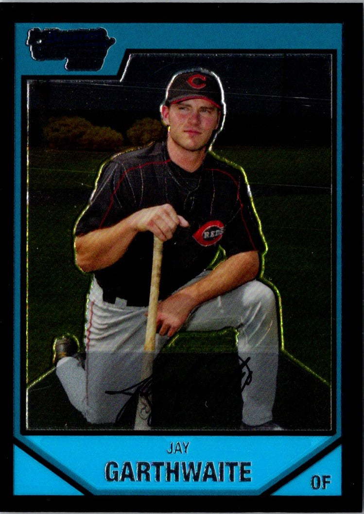 2007 Bowman Chrome Prospects Jay Garthwaite