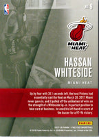 2017 Panini Prestige Hardcourt Heroes Hassan Whiteside #9