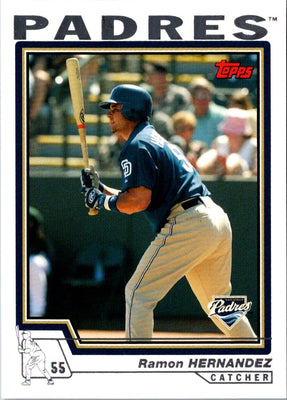 2004 Topps Traded & Rookies Ramon Hernandez #T52