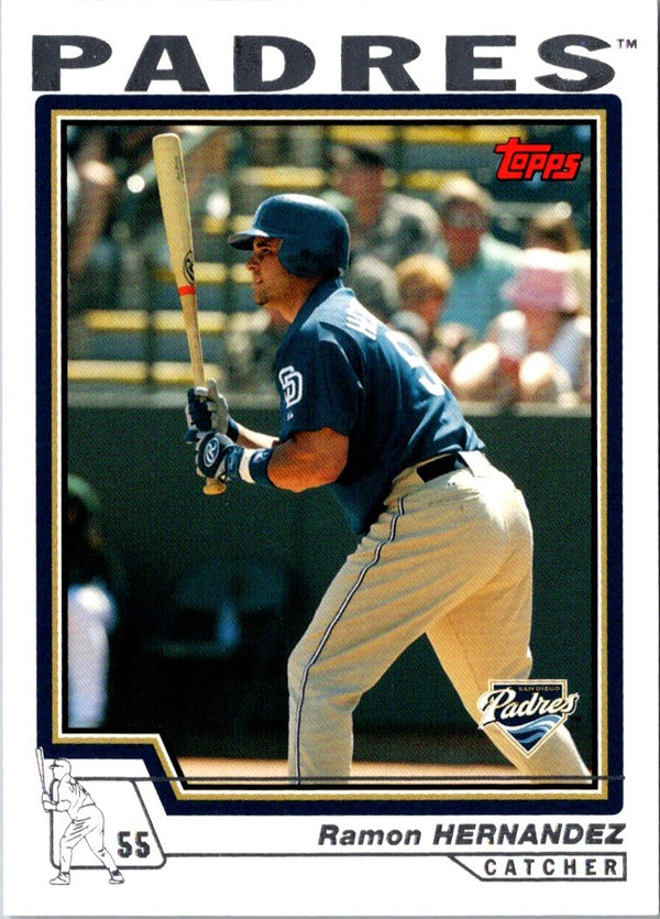 2004 Topps Traded & Rookies Ramon Hernandez #T52