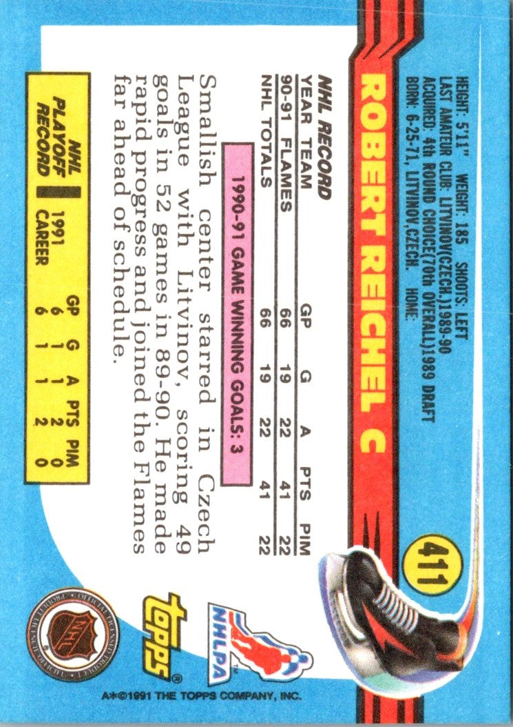 1991 Topps Robert Reichel