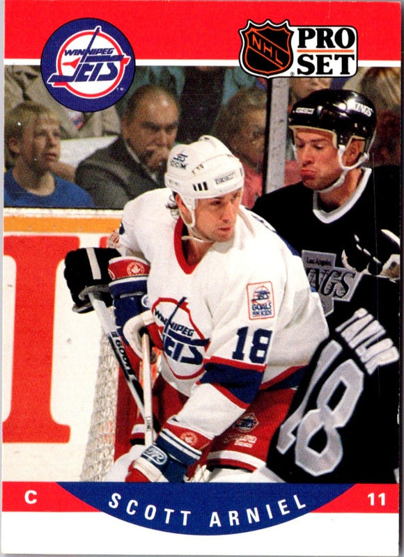1990 Pro Set Scott Arniel #557