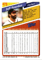 1993 Topps Gold Jeff Reardon #475
