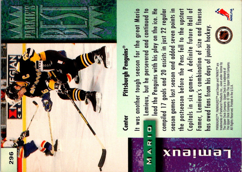 1994 Parkhurst Mario Lemieux