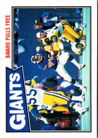 1986 Topps Giants Team Leaders #137 NM+