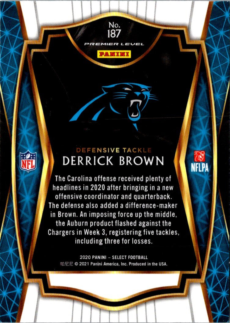 2020 Panini Select Derrick Brown