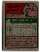 1975 Topps Fran Healy