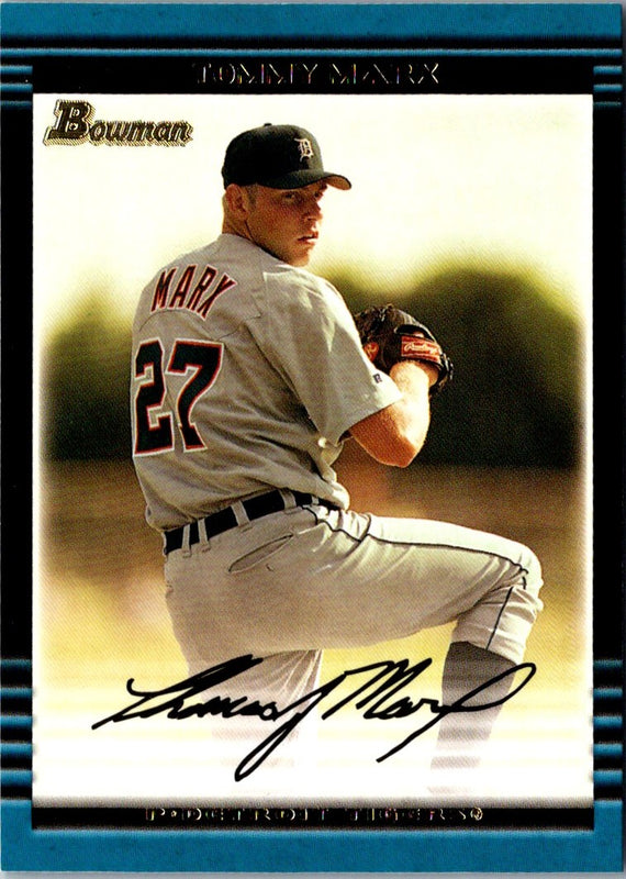 2002 Bowman Tommy Marx #162 Rookie