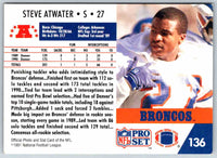 1992 Proset Steve Atwater #136