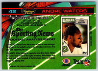 1991 Topps Stadium Club Football Andre Waters #42