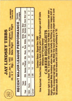 1985 Donruss Jay Tibbs #262 Rookie