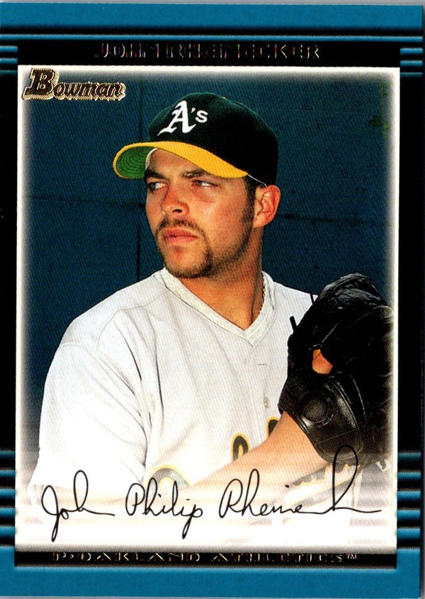 2002 Bowman John Rheinecker #349