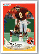 1990 Fleer Nick Lowery