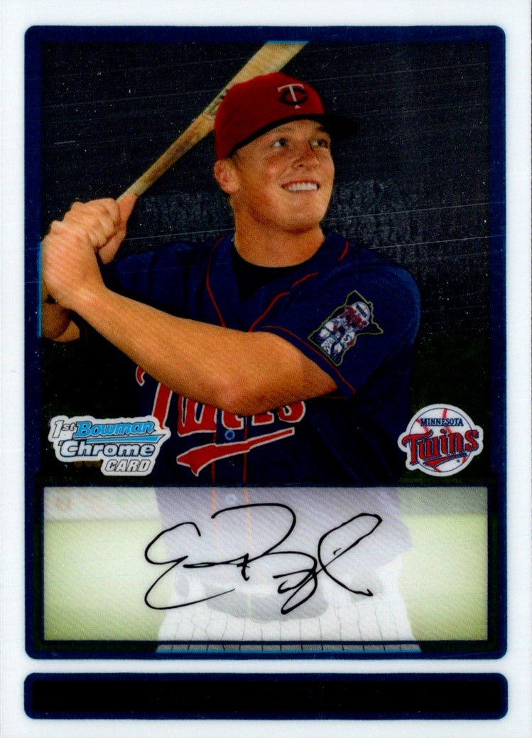 2009 Bowman Chrome Prospects Evan Bigley