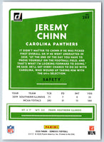 2020 Donruss Jeremy Chinn #289 Rookie