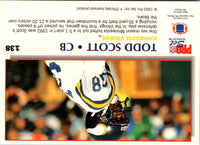 1992 Pro Set Power Todd Scott #138