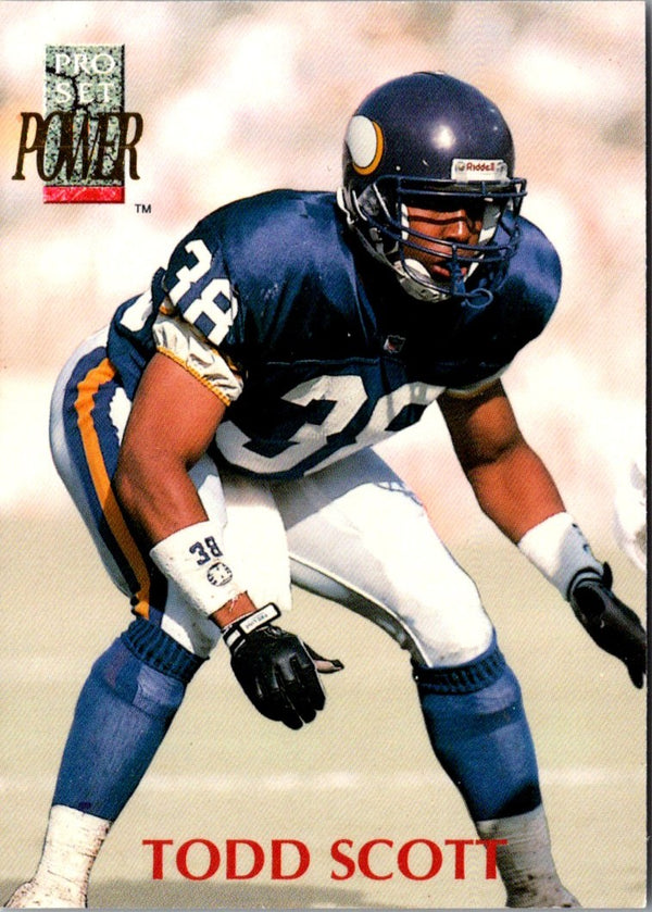 1992 Pro Set Power Todd Scott #138