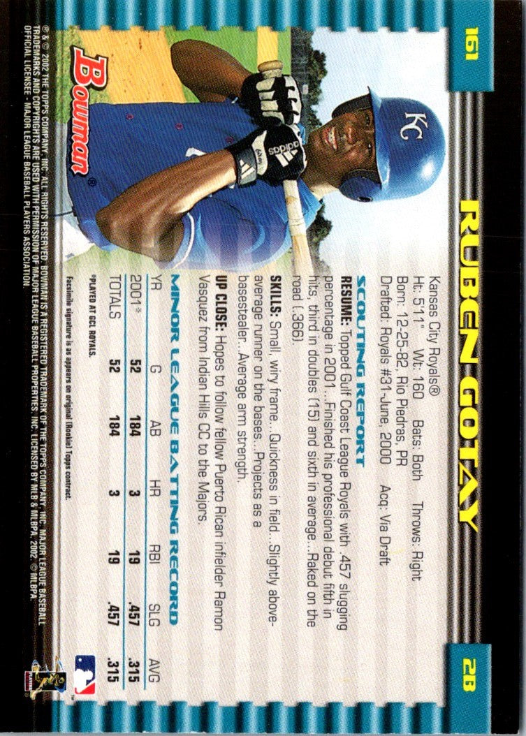 2002 Bowman Ruben Gotay