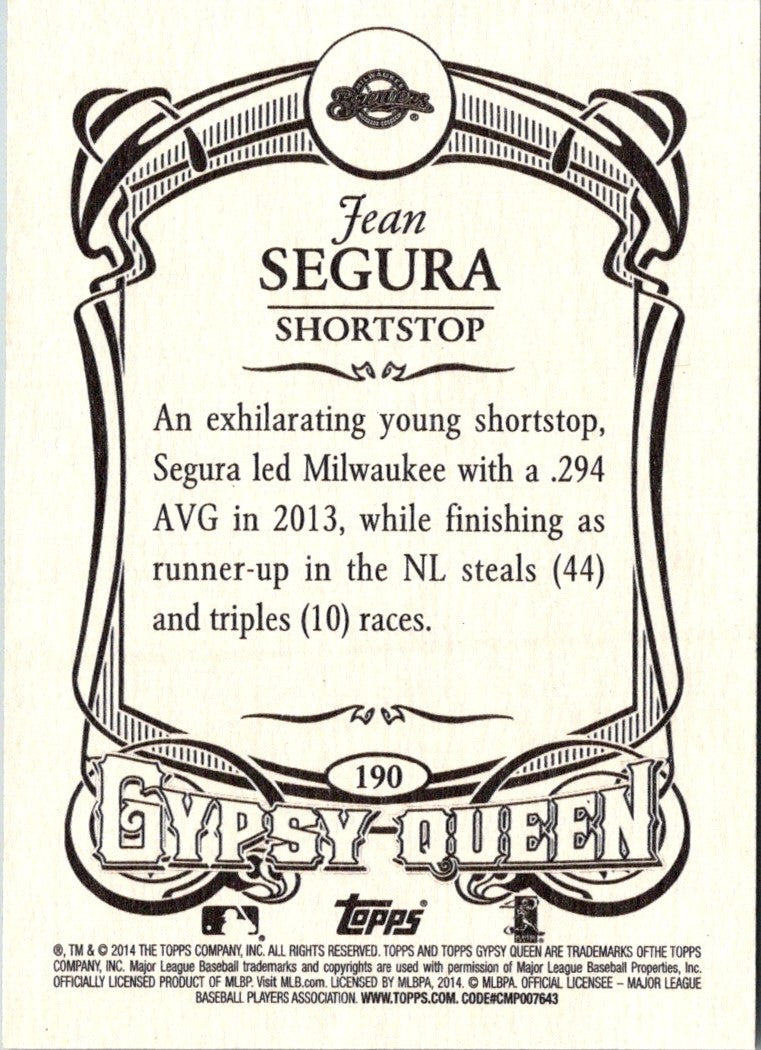 2014 Topps Gypsy Queen Jean Segura