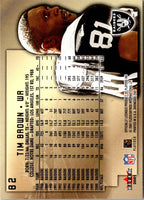 2001 Fleer Showcase Tim Brown #82