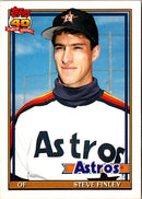 1991 Topps Traded Steve Finley