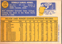1970 Topps Ron Herbel #526 EX-MT+