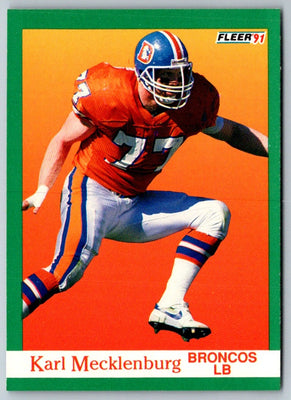 1991 Fleer Karl Mecklenburg #52