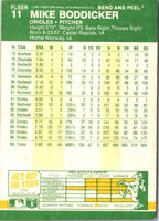 1987 Fleer Star Stickers Mike Boddicker #11