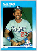 1987 Fleer Enos Cabell
