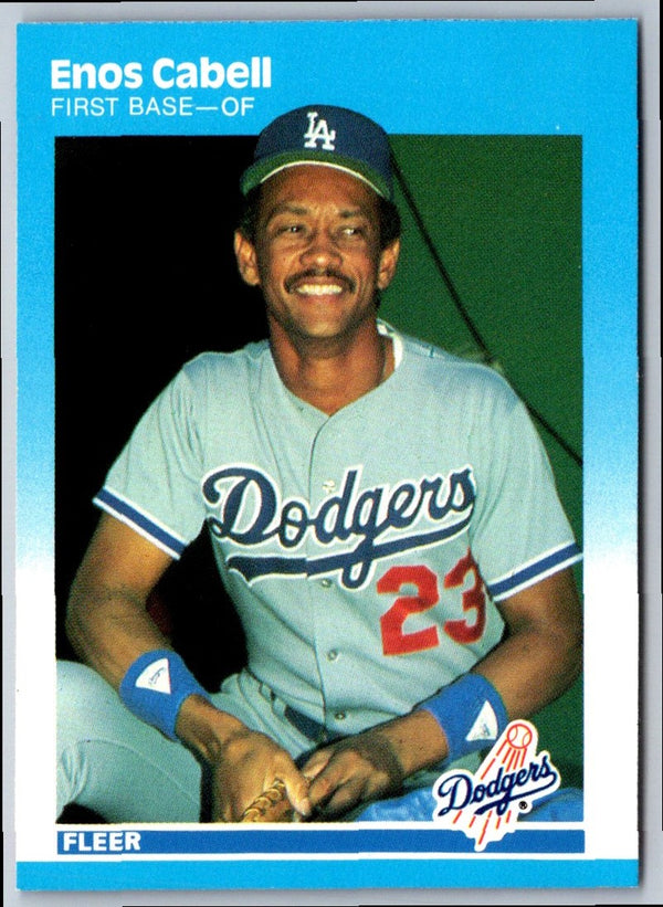 1987 Fleer Enos Cabell #438