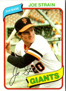 1980 Topps Joe Strain